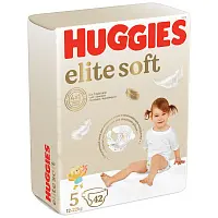 Huggies Soft подгузники 12-22 кг 5 размер 42 шт