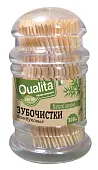 Qualita зубочистки 300 шт бамбуковые