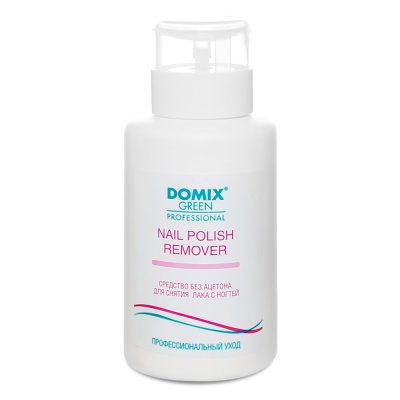 Domix gp nail polish remover non aсetone средство для снятия лака с ногтей без ацетона 255 мл 