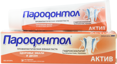 Пародонтол зубная паста актив 124 г 