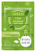 El` Skin маска для лица антиоксидантная зеленый чай