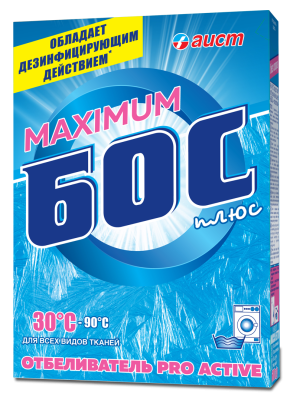 Бос плюс мах отбеливатель порошок 600 г 