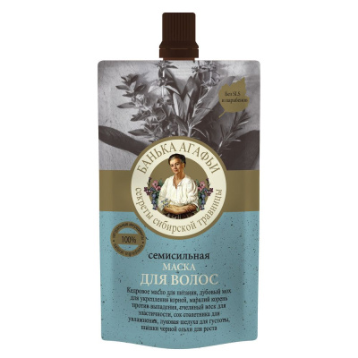 Банька Агафьи маска для волос семисильная 100 мл 