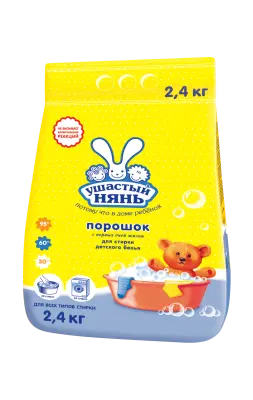 Ушастый Нянь стиральный порошок детский 2,4 кг 