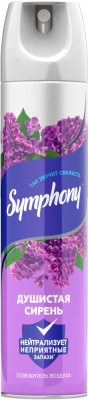 Symphony освежитель воздуха душистая сирень 300 мл 