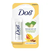 Дав бальзам для губ увлажнение и питание увлажняющий и питательный 4 гр