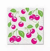 Семья и Комфорт салфетки вишня 2-х цветные 100 шт