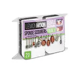 Lemon Moon сканди губки для посуды вискоза тефлон деликатные 110 х 68 х 27 2 шт