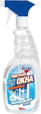 Золушка чистые окна средство для мытья окон нейтральное с триггером 750 мл 