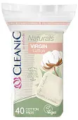 Cleanic Naturals Virgin Cotton ватные диски гигиенические квадрат 40 шт