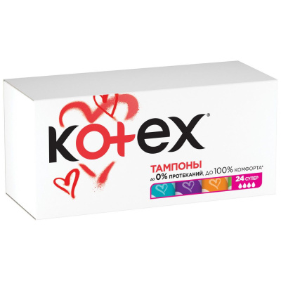 Kotex тампоны супер 24 шт 