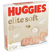 Huggies Elite Soft подгузники для новорожденных 4-6 кг 2 размер 100 шт