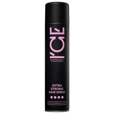ICE Professional home extra strong hair spray лак для волос экстрасильной фиксации 300 мл 