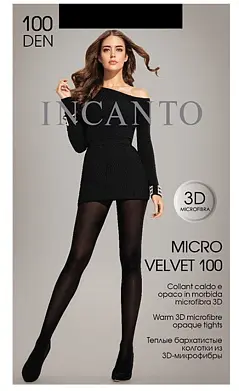 INCANTO колготки 100 3 мягкие бархатистые из микрофибры