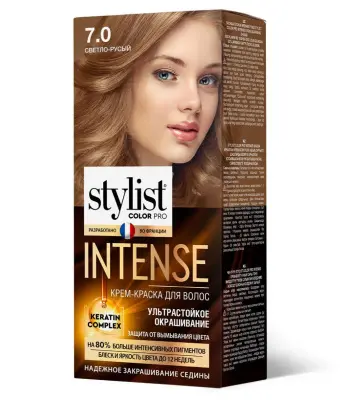 Stylist Color Pro краска для волос тон 7.0 светло русый 