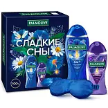 Palmolive подарочный набор ароматы настроения безмятежность гель для душа 500 мл + гель для душа 250 мл + маска для сна синяя