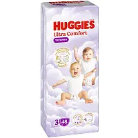 Huggies ultra comfort 3 6-11 кг трусики подгузники 48 шт