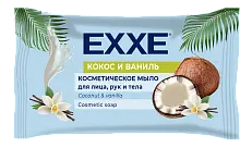 Exxe косметическое мыло кокос и ваниль флоу пак 75 гр