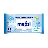 Mepsi влажные детские салфетки care с клапаном 72 шт