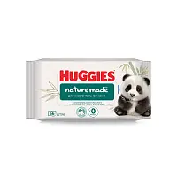 Huggies naturemade влажные салфетки детские 56 шт
