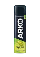 Arko men гель 2 в 1 для бритья и умывания hemp с маслом семян конопли 200 мл