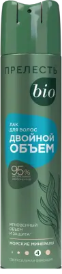 Прелесть био лак для волос морские минералы сверхсильнная фиксация 250 мл 