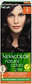 Nevacolor Natural Colors стойкая крем краска для волос 4. шатен