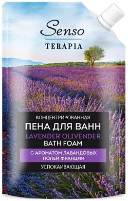 Senso Terapia концентрированная пена для ванн lavender olivender успокаивающая 500 мл