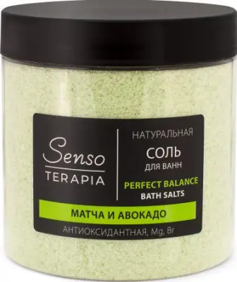 Senso Terapia натуральная магниево сульфатная соль для ванн антиоксидантная perfect 600 г 