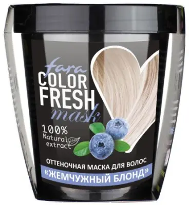 Fara оттеночная маска для волос color fresh autumn blonde жемчужный блонд 250 мл 