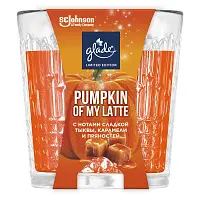 Glade ароматизированная свеча my latte 130 г