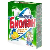 Биолан автомат стиральный порошок апельсин и лимон 350 гр