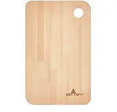 Pattern доска разделочная 22 х35 х 0,8 см прямоугольная берёза