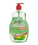 Mama Lemon гель для посуды и детских принадлежностей Зеленый чай 1л