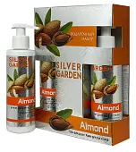 SILVER GARDEN МИНДАЛЬ подарочный набор крем 200 гель для душа 250 жен