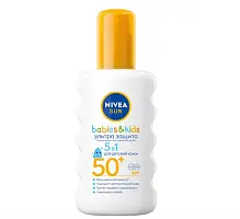 Nivea детский солнцезащитный спрей ультразащита для чувствительной кожи 50 200 мл