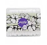 Pretty cotton ватные палочки 200 шт квадрат