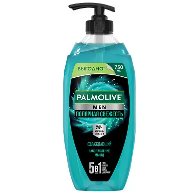 Palmolive душ гель for men полярная свежесть охлаждающий 750 мл
