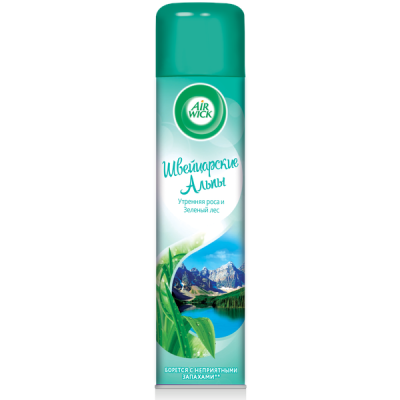 Air Wick освежитель воздуха швейцарские альпы утренняя роса и зеленый лес 290 мл 