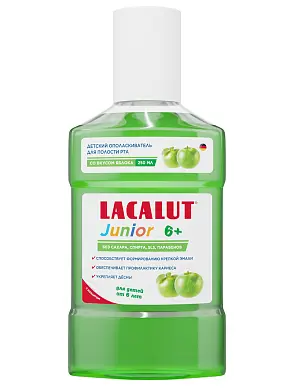 Лакалют ополаскиватель для полости рта junior 6+ со вкусом яблока 250 мл
