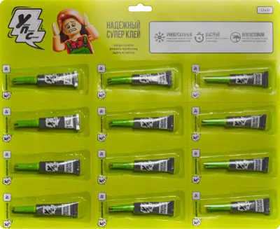Упс супер клей на карте 12 шт 3 г 
