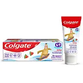 Colgate зубная паста детская 6-9 без фторида для детей от 6 до 9 лет со вкусом арбуза 60 мл