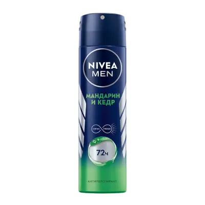 NIVEA део спрей мужской мандарин и кедр 150мл 