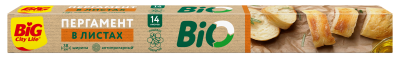 BIG City Пергамент широкий в листах BIO 14 ЛИСТОВ 