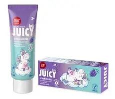 SPLAT JUICY LAB зубная паста детская со фтором виноград 55 мл
