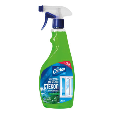 Chirton средство для стекол с курком альпийский луг 750 мл 