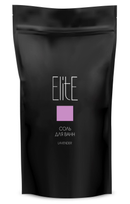 Elite соль для ванн лаванда 1200 г дой пак 