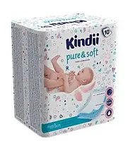 Kindii Pure&Soft одноразовые пелёнки для детей 60 10 шт