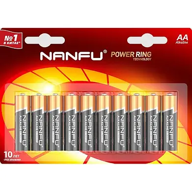 Nanfu Батарейка щелочная (10шт.)
