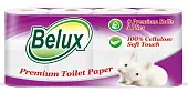 Туалетная бумага belux 8 шт 3 сл белая
